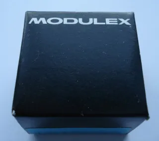 Modulex Storage Box Black 1 x 1 (Empty)