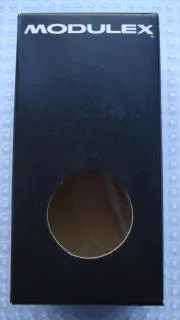 Modulex Storage Box Black 1 x 2 with Window (Empty)