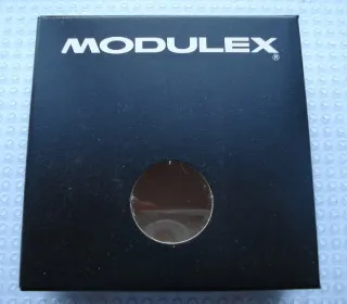 Modulex Storage Box Black 2 x 2 with Window (Empty)