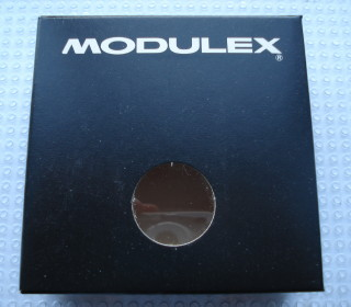 Modulex Storage Box Black 2 x 2 with Window (Empty)