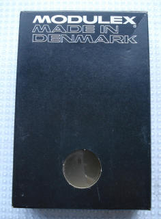 Modulex Storage Box Black 2 x 3 with Window and 'Made in Denmark' (Empty)