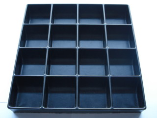 Modulex Storage M20 Outer Box 16 Compartment Tray (Empty, fits MxM20BoxOuter)
