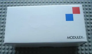 Modulex Storage Box White 1 x 2