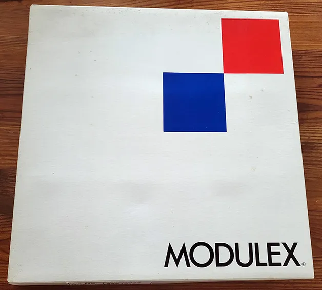Modulex Storage Box White 3 x 3