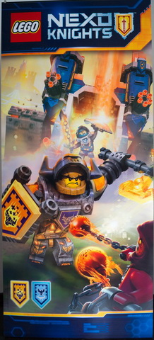 Display Flag Cloth, NEXO KNIGHTS, Fortrex and Axl