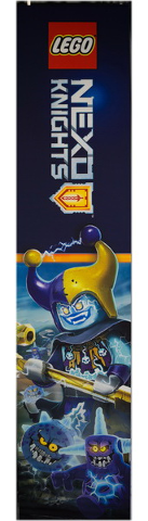 Display Flag Cloth, NEXO KNIGHTS, Double-Sided