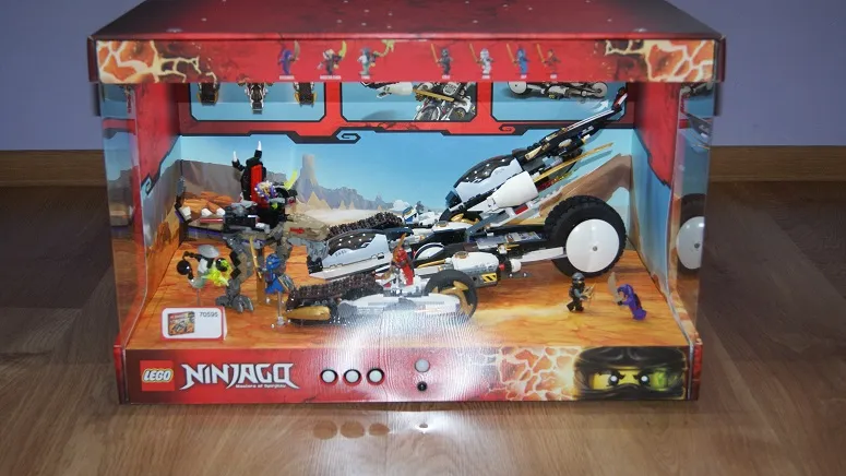 Display Assembled Set, NINJAGO Set 70595 in Plastic Case with Light