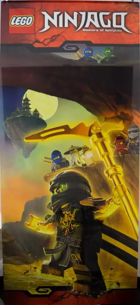 Display Flag Cloth, NINJAGO Cole - Wide