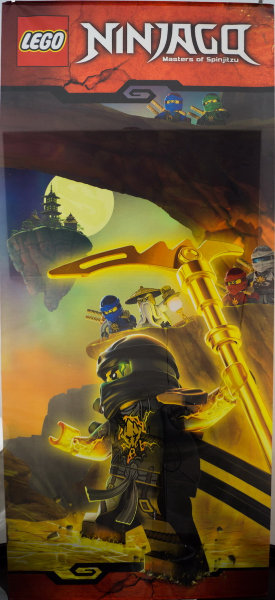 Display Flag Cloth, NINJAGO Cole - Wide