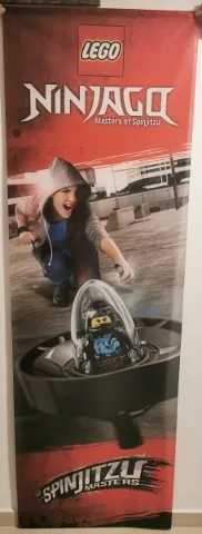 Display Flag Cloth, NINJAGO Nya, Spinjitzu Spinner