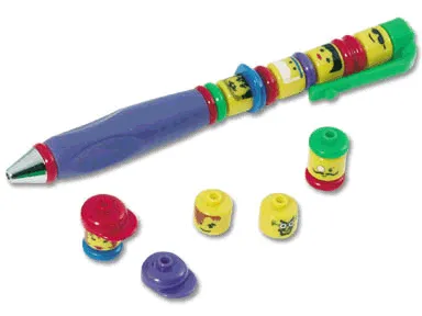 Minifigure Faces Pen