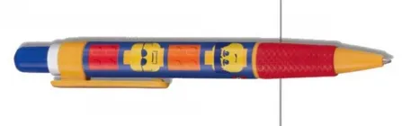 Classic Pen Minifigure Heads and Bricks Pattern