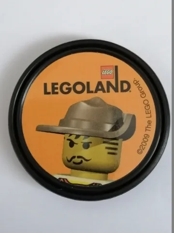 Pin, LEGOLAND Adventurers Johnny Thunder 2 Piece Badge