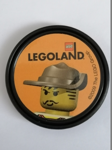 Pin, LEGOLAND Adventurers Johnny Thunder 2 Piece Badge