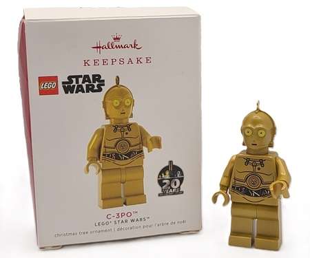 Christmas Tree Ornament, Hallmark LEGO Star Wars C-3PO, 20th Anniversary