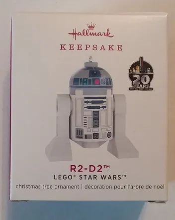 Christmas Tree Ornament, Hallmark LEGO Star Wars R2-D2, 20th Anniversary