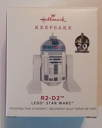 Christmas Tree Ornament, Hallmark LEGO Star Wars R2-D2, 20th Anniversary