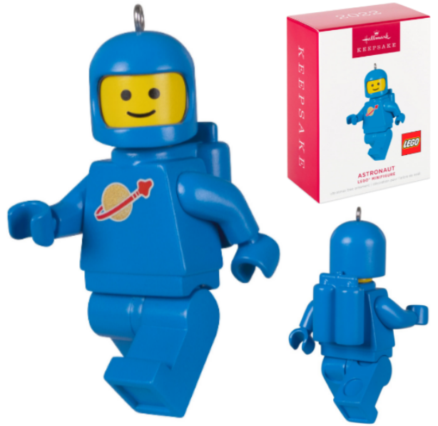 Christmas Tree Ornament, Hallmark LEGO Blue Classic Space Astronaut