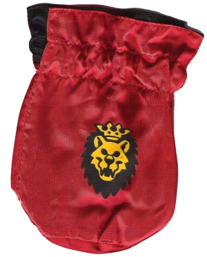 Money Pouch with Drawstring, Royal Knights Lion Pattern