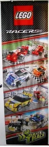 Display Flag Cloth, Racers Tiny Turbos (8124/8125/8126)