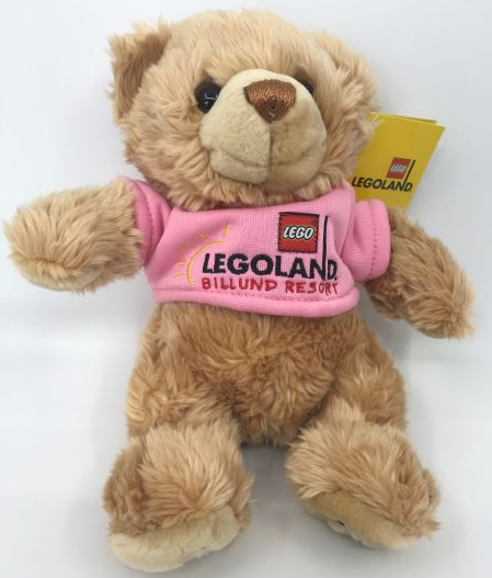 Teddy Bear Plush - LEGOLAND Billund Resort 50th Anniversary 1968-2018 with Pink Shirt