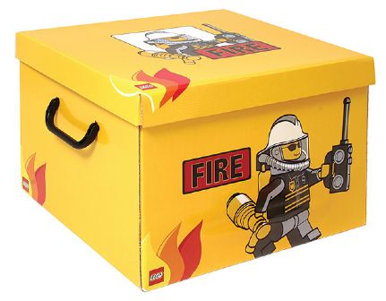 Storage Box XXL Fire Yellow 33 x 33.5 x 25.5
