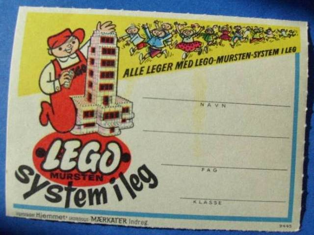 School Book Label (Bookplate) - Mursten 2