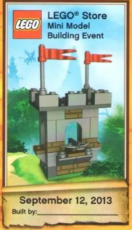 Special Mini Model Build Card - 2013 09 September 12, Castle Turret