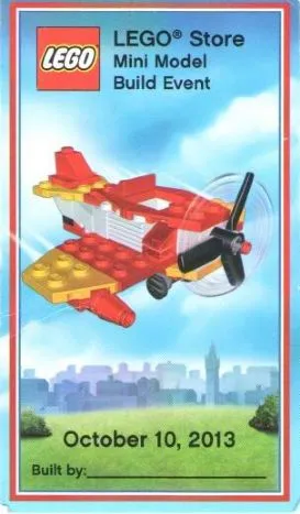 Special Mini Model Build Card - 2013 10 October 10, Fire Plane