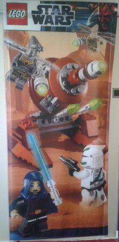 Display Flag Cloth, Star Wars Clone Wars - Geonosian Cannon - Large