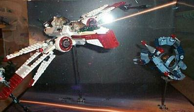 Display Assembled Set, Large Floor Board only with Star Wars Episode III (shows 7252, 7259)