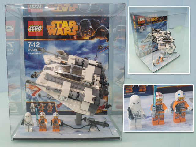 Display Assembled Set, Star Wars Set 75049 in Plastic Case
