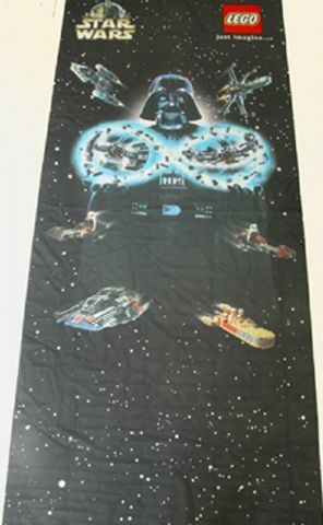 Display Flag Cloth, Star Wars Classic with large Darth Vader (shows 7110, 7128, 7130, 7140, 7150, )