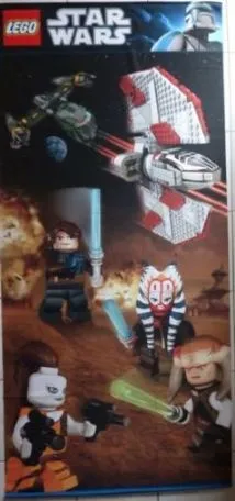 Display Flag Cloth, Star Wars Clone Wars - Bounty Hunter Assault Gunship and T-6 Jedi Shuttle