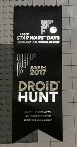 Ribbon, LEGO Star Wars Days LEGOLAND California DROID HUNT 2017