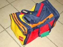 Sports Bag, Classic Colors and LEGO Logo Pattern