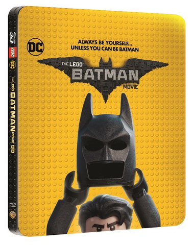 Video BD 3D and BD and Digital HD - The LEGO Batman Movie - SteelBook (HMV Exclusive)