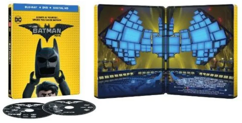 Video DVD and BD and Digital HD - The LEGO Batman Movie - SteelBook (Best Buy Exclusive)