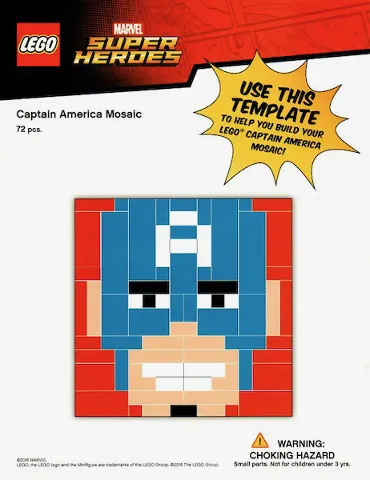 Toys "R" Us Exclusive Build Instructions: Captain America Mosaic