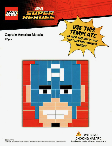 Toys "R" Us Exclusive Build Instructions: Captain America Mosaic