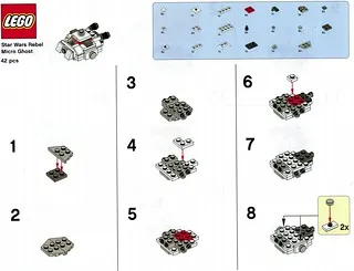 Toys "R" Us Exclusive Build Instructions: Star Wars Rebel Micro Ghost