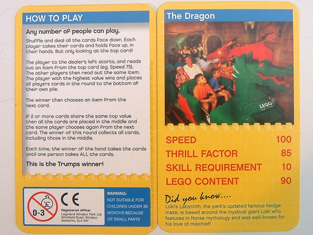 LEGOLAND Windsor Trump Card, The Dragon