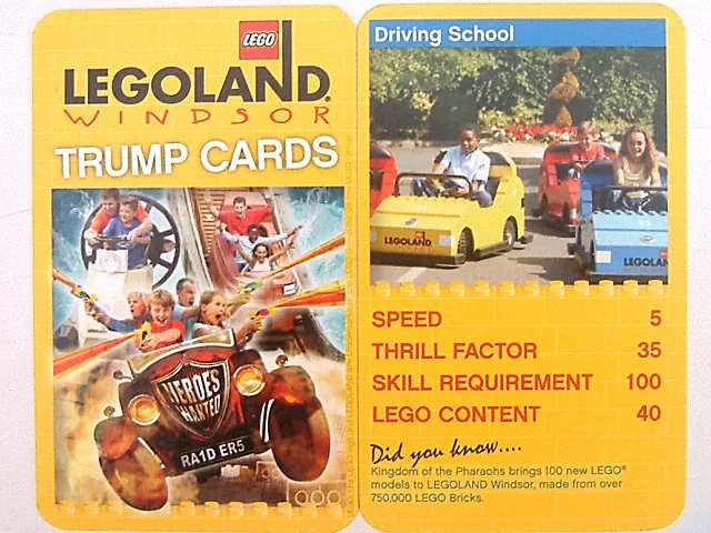 LEGOLAND Windsor Trump Card, Driving School