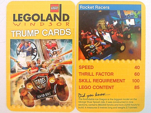 LEGOLAND Windsor Trump Card, Rocket Racers