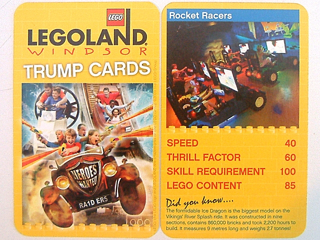 LEGOLAND Windsor Trump Card, Rocket Racers