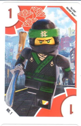 Toys "R" Us Trading Card Various Themes - No.  1 - The LEGO NINJAGO Movie - 1 Lloyd