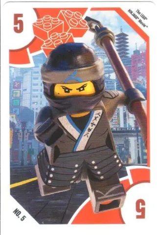 Toys "R" Us Trading Card Various Themes - No.  5 - The LEGO NINJAGO Movie - 5 Nya