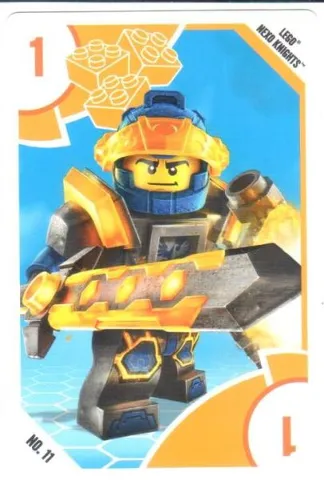 Toys "R" Us Trading Card Various Themes - No. 11 - NEXO KNIGHTS - 1 Clay