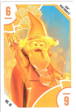 Toys "R" Us Trading Card Various Themes - No. 16 - NEXO KNIGHTS - 6 Merlok 2.0