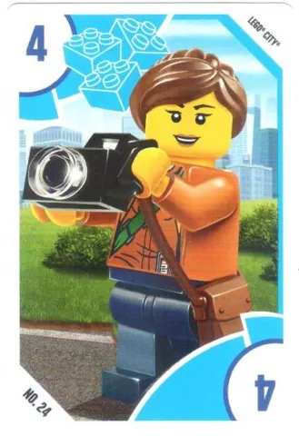 Toys "R" Us Trading Card Various Themes - No. 24 - City - 4 Dschungelforscherin / Jungle Explorer